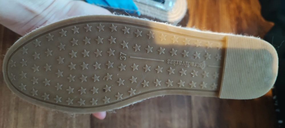 Klapki espadryle 37 stradivarius