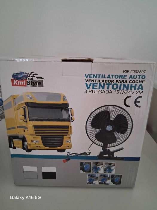 2 Ventoinhas para automóvel/camião/autocaravanas - NOVAS
