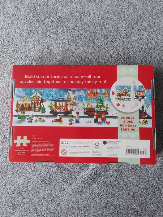 Puzzle Świąteczny pociąg Lego