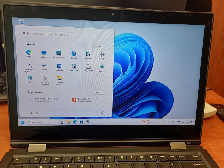 Laptop Tablet Lenovo Thinkpad L390 Yoga i5 13,3" FullHD IPS Win11