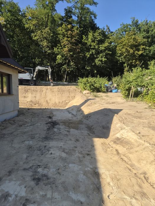 Usługi koparką , prace ziemne, wyburzenia...