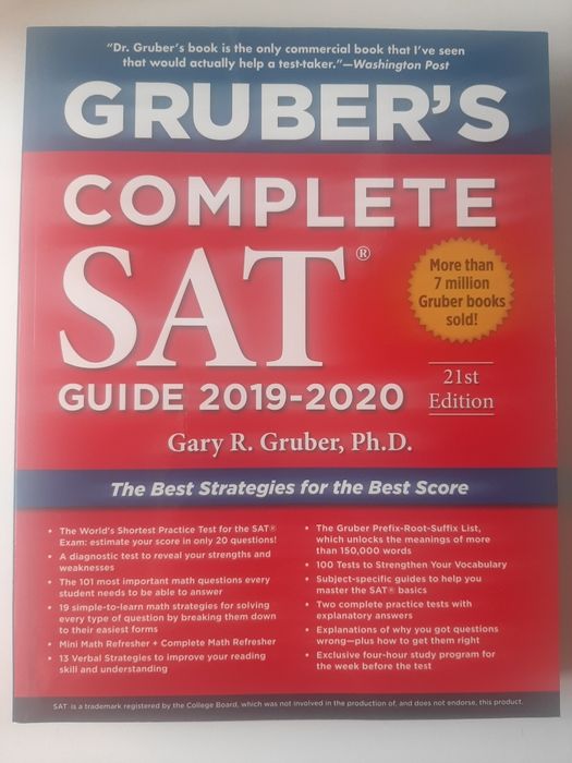 Gruber's Complete SAT  guide 2019 - 2020