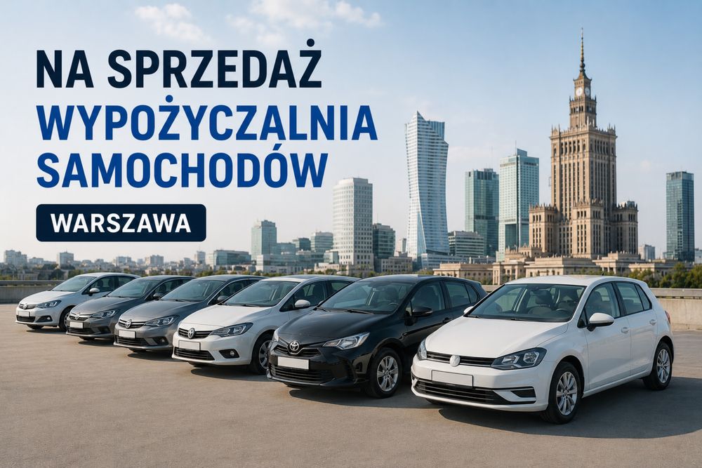 Sprzedam działającą wypożyczalnię samochodów w Warszawie