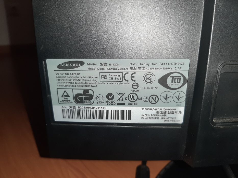 Monitor Samung 19' E1920N445716635509729283