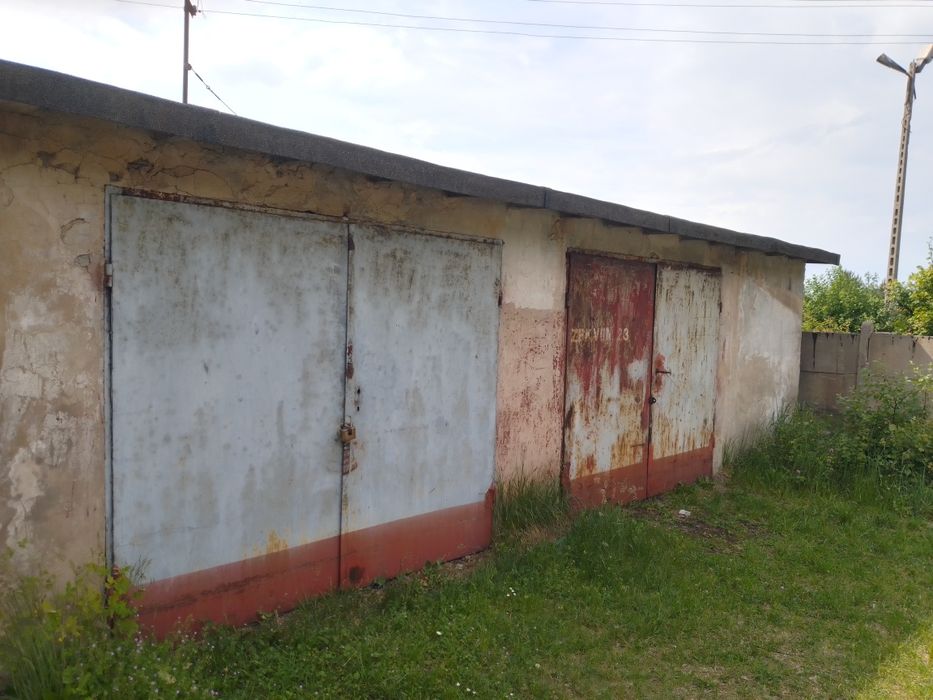 Dwa garaże murowane 54m² (21+33) z SIŁĄ | Warsztat Magazyn | Częstochowa Dźbów KW
