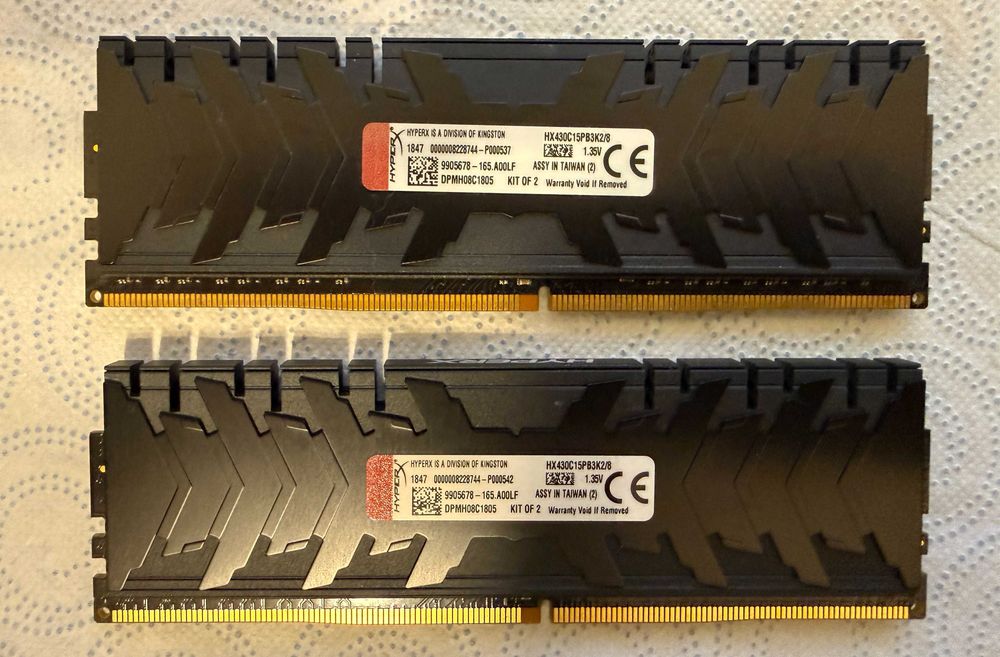 Pamięć RAM ddr4 Kingston Predator 8gb 2x4gb 3000MHz CL15