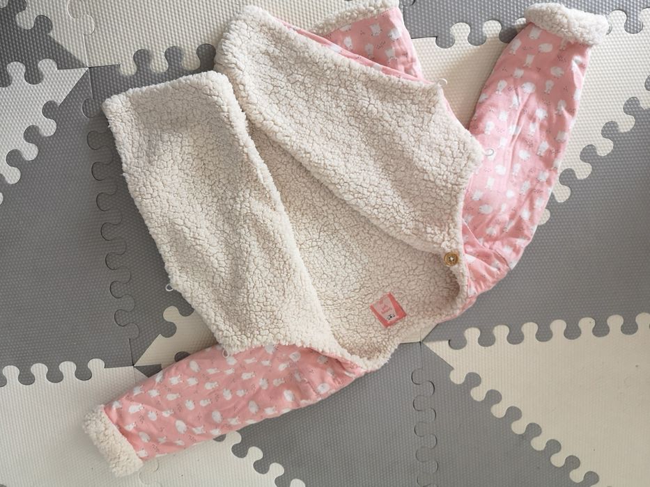 5.10.15 Różowa bluza ala ramoneska króliczki wielkanoc 86