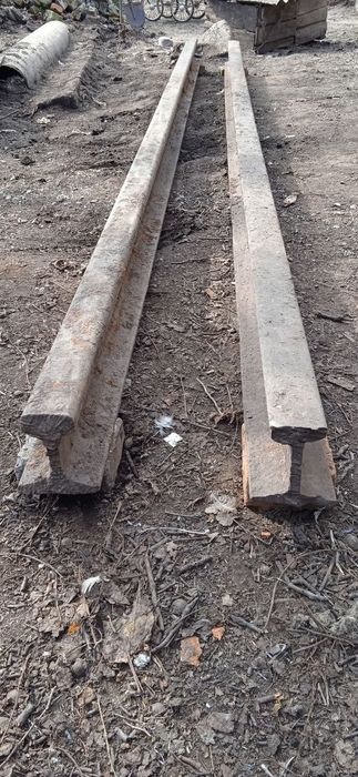 Рейки залізничні (рельси) 2 штуки по 4 м