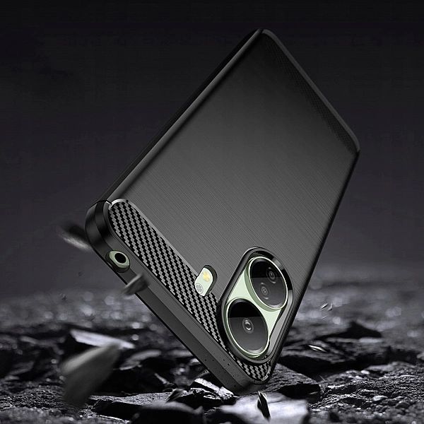 Etui pancerne do Xiaomi Redmi 13C / Poco C65 - czarne plecki ochronne