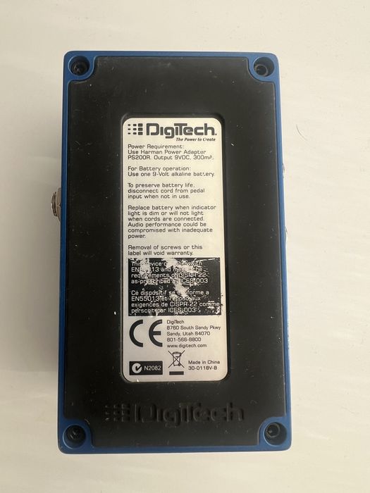 Digitech Overdrive/Distortion Screamin Blues kostka