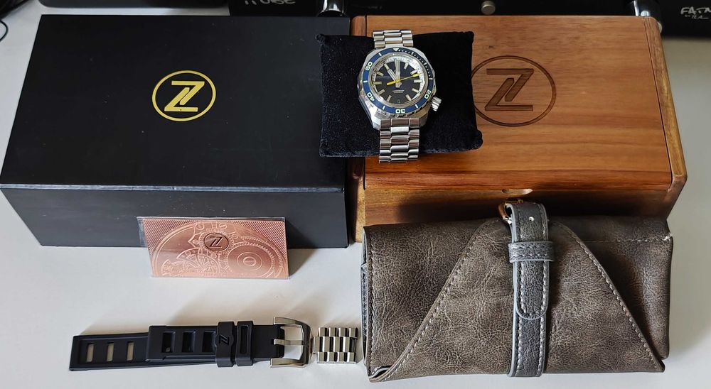 Zegarek Zelos Hammerhead2 1000m Diver Nurek Ball Oris Unikat Okazja