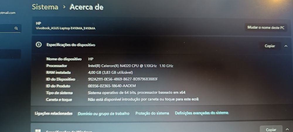 Portátil ASUS E410MA