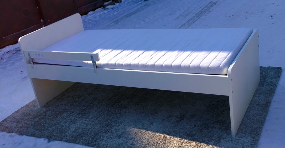 Łóżko IKEA SLAKT + Biurko Malm x 2.Transport.