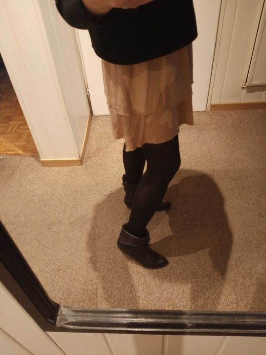Botki kozaki damskie czarne skórzane Prima Moda