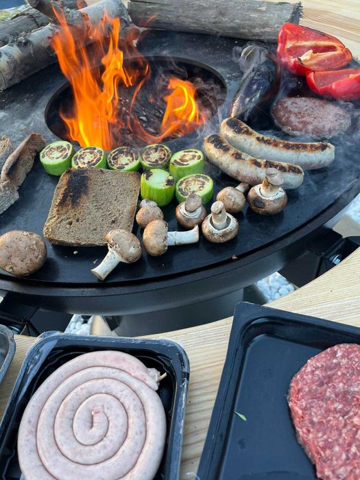 Барбекю-зона Чаша-вогнище Кострова чаша Чаша для вогню Садовий мангал