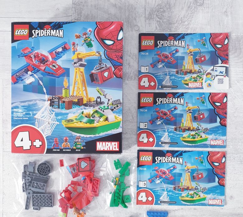 LEGO 76134 Marvel SPIDERMAN Doktor Octopus skok na diamenty Gorzów ...