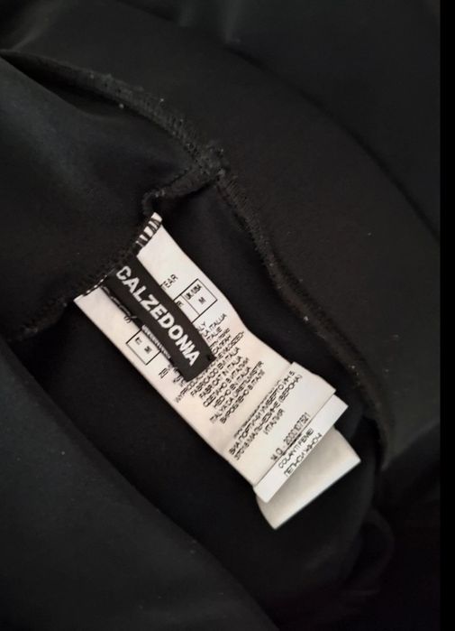 Calzedonia czarne legginsy lycra cekiny M