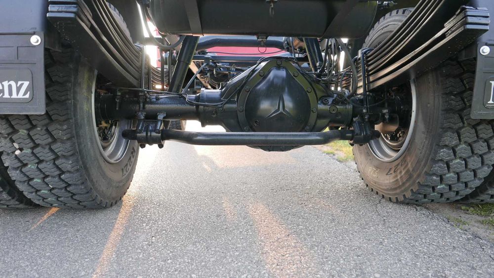 Mercedes VARIO 4X4 614 UNIMOG rama KIPER zwyżka HDS Hak KamperWywrotka