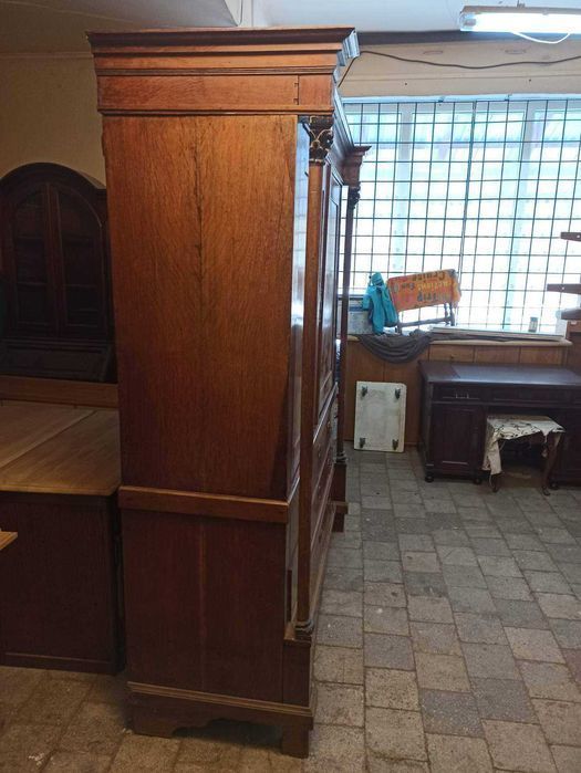 Szafa bieliźniarka drewniana dębowa antyk 100% lite drewno FV DOWÓZ