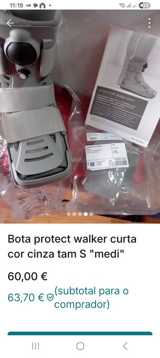 Bota walker S 38