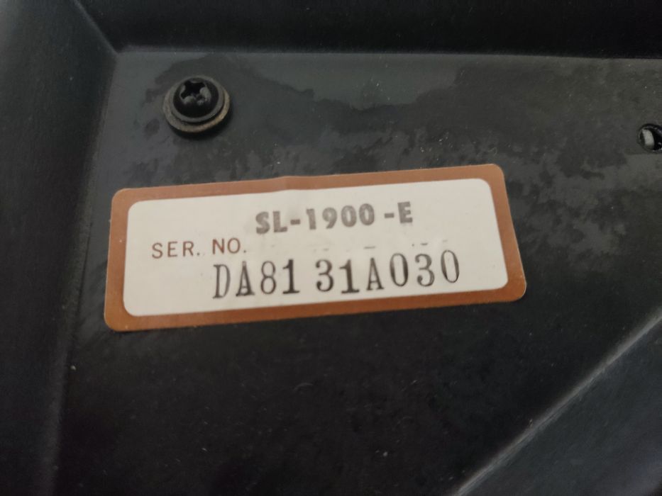 Technics SL 1900 - reservado