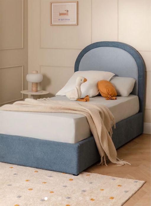 Cama SKLUM + Colchao 90x1,90