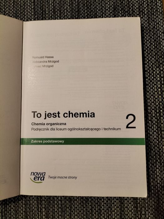 To jest chemia 2 podręcznik do chemii