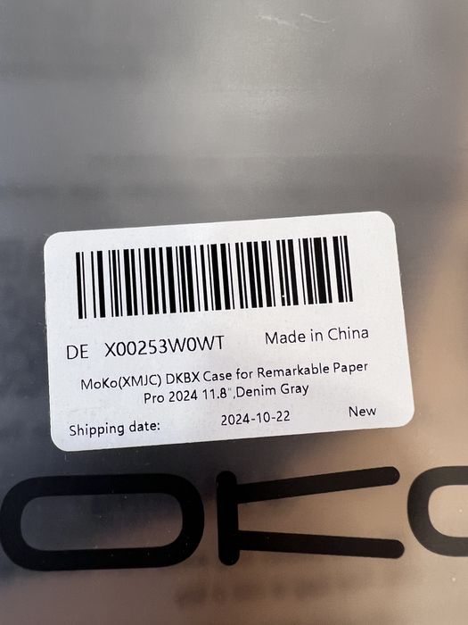 MoKo Capa p/ Remarkable Paper Pro 2024 11.8" - Novo