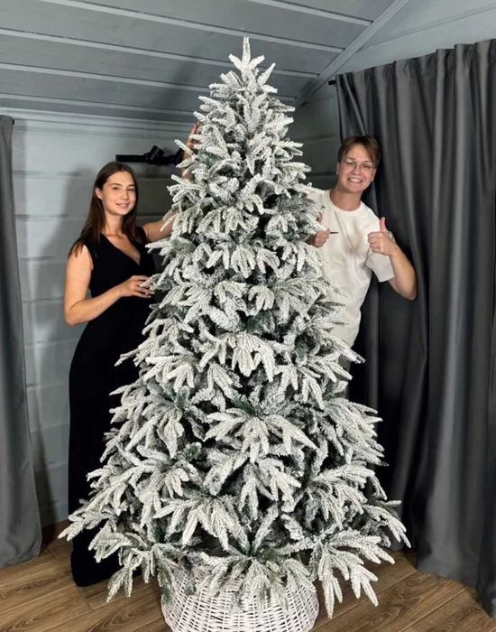 ‼️ Лита штучна ялинка преміум засніжена Версаль Альпійська Ковалівська