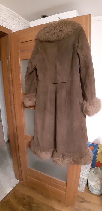 Kożuch damski długi rozmiar 38-40