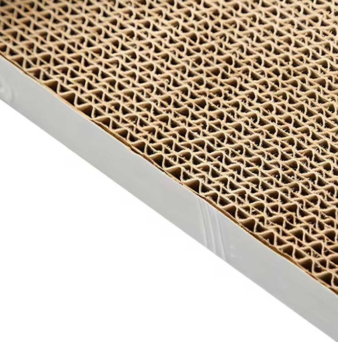 Drapak kartonowy w kształcie sofy dla kota – legowisko i drapak TYP1