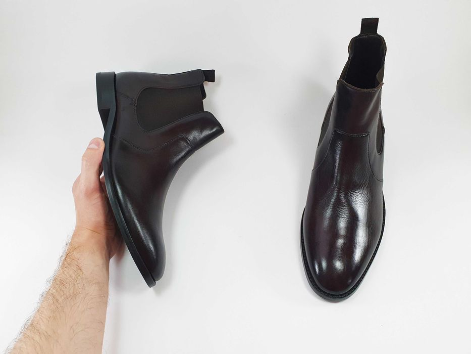 Черевики чоловічі челсі Fretz Swiss 45 29.5 см 11 UK коричневі