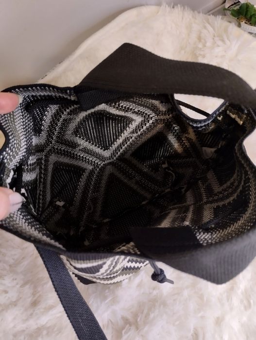 Torebka typu worek w stylu Wayuu, etno boho