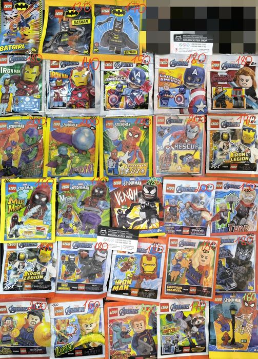 Лего набори фигурки Lego полибег Ninjago Marvel Minecraft Star Wars