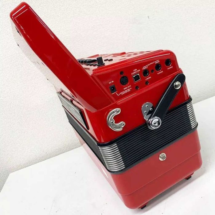 Acordeão Roland FR-1X RD Red V-Accordion 26 Piano Key - novo