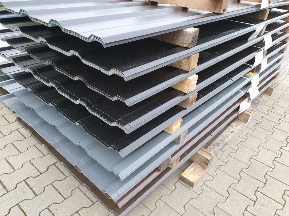 Blachy dachowe na dach II gat rozne dl. i kolory + filc na wymiar !!