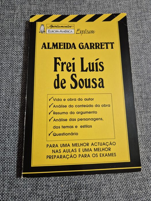 Livro de Bolso Apontamentos Frei Luis de Sousa Almeida Garrett

Antigo