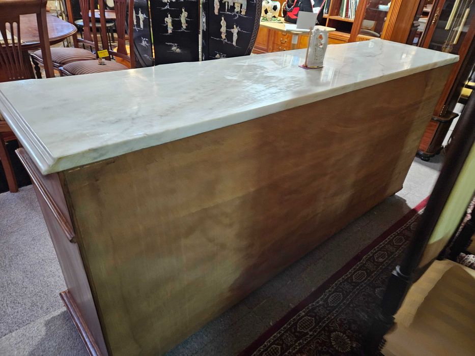 Aparador em madeira maciça com tampo em pedra - óptimo estad