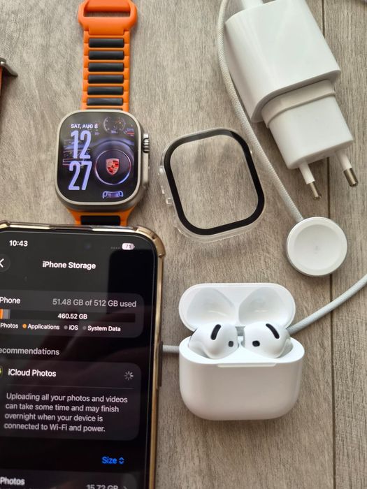 Iphone 15 pro max 512 gb+Apple Watch Ultra+2 AirPods