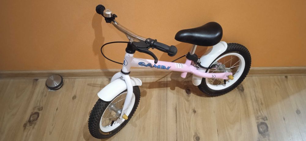 Rowerek biegowy Gambi Różowy-Jak Nowy