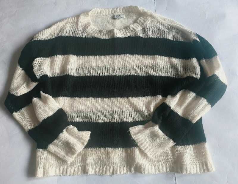 C&A sweter w pasy M