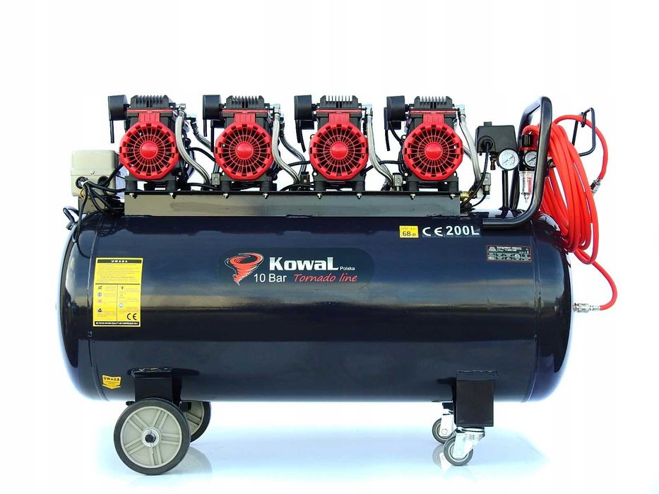 12Bar KOMPRESOR k31 bezolejowy tłokowy 200L sprężarka pompa powietrza