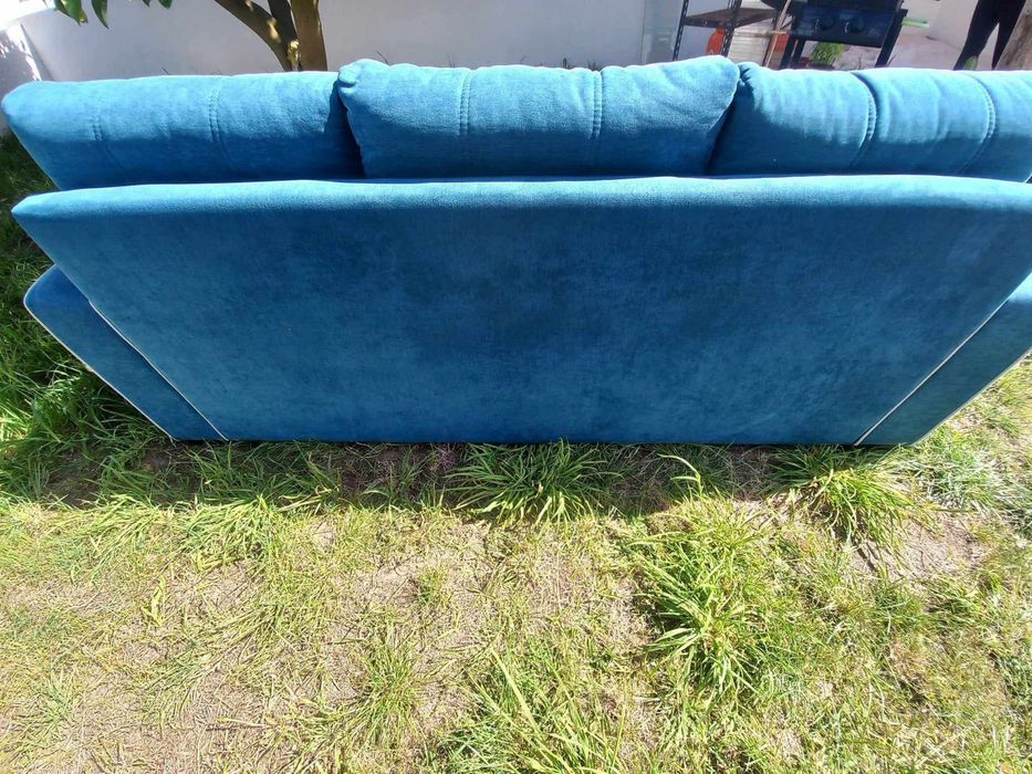 Sofá azul como novo