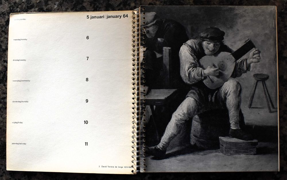 Agenda/Diary 1964 Museum Boymans Van Beuningen, Rotterdam (Rare)