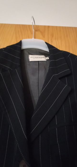 Fato, calças e casaco, senhora