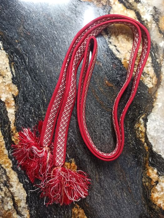 Jedwabny obijime, pasek do obi kimono oryginalny japoński