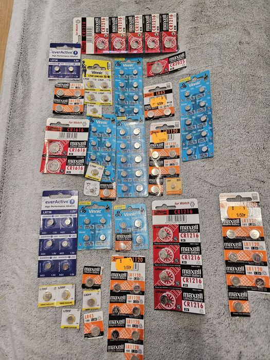 Baterie mix nowe zestaw. Promocja