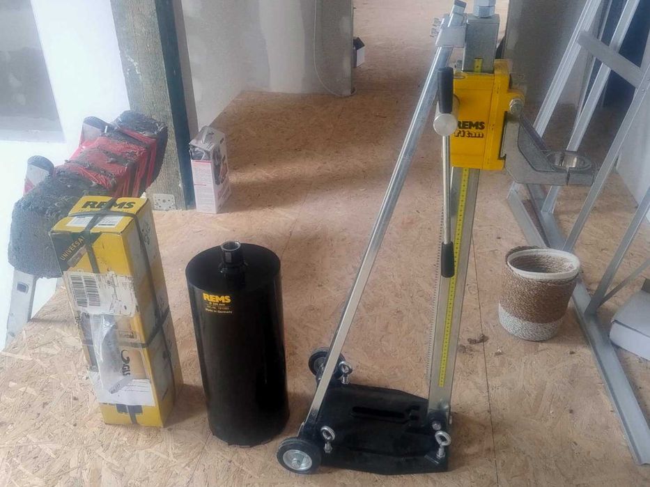 REMS PICUS SR wiertnica + stojak  REMS TITAN + koronki fi 82, 132 i 200mm