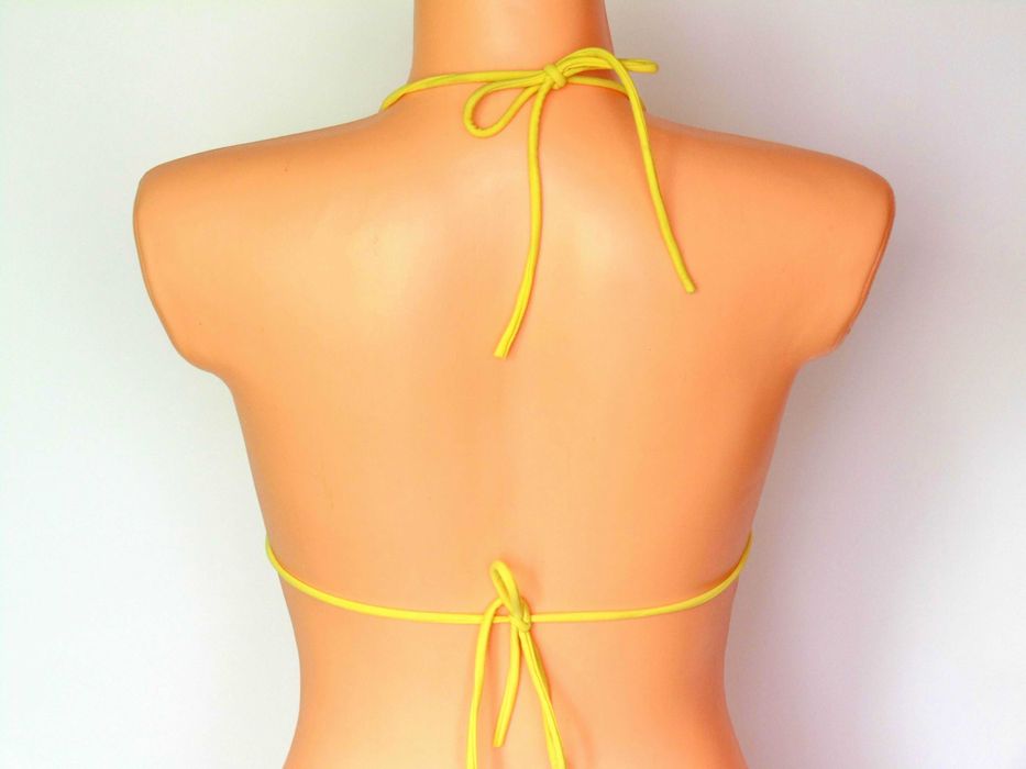 Matalan Retail miękki żółty z cekinami kąpielowy S / M