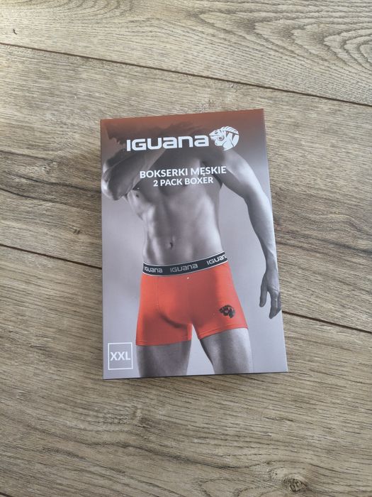 Bokserki męskie iguana XXL